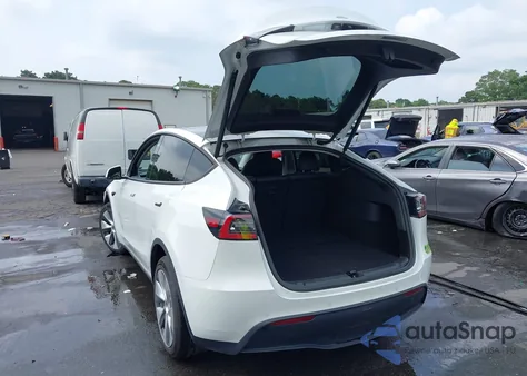 2020 Tesla Model Y Long Range Dual Motor All-Wheel Drive из США, поврежденный, VIN 5YJYGDEEXLF032261